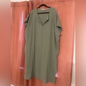 Olive Green Dress